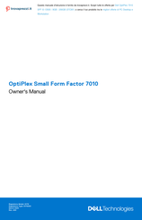 Dell OptiPlex 7010 SFF i5-13500 Owner's Manual