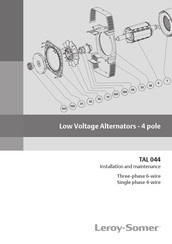 Leroy-Somer TAL 044 Installation And Maintenance Manual