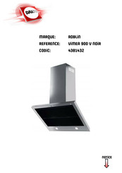 ROBLIN 330.0487.944 Instructions For Installation And Use Manual