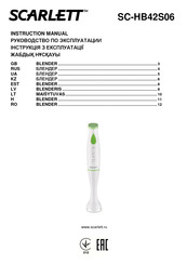 Scarlett SC-HB42S06 Instruction Manual