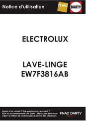 Electrolux EW7F3816AB User Manual