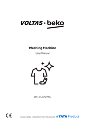 Beko VOLTAS WFL6510VPWS User Manual