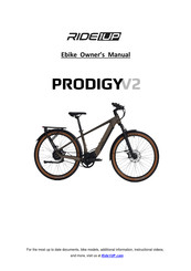 Ride1up PRODIGY V2 Owner's Manual