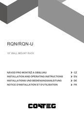 Contec RQN-U Installation And Operating Instructions Manual