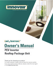 innovair PEV075H1GV1 Owner's Manual