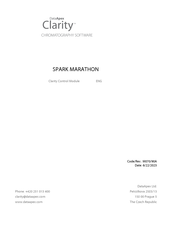 DataApex Clarity SPARK MARATHON Manual