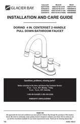 Glacier bay 1009369015 Installation And Care Manual