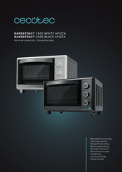 cecotec BAKE&TOAST 2600 WHITE 4PIZZA Instruction Manual