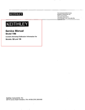 Keithley 135 Service Manual