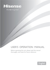 Hisense BCD440WYHC2 User's Operation Manual