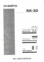 Shimpo RK-3D Instruction Manual