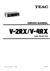 Teac V-2RX Service Manual