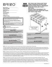 Brizo 8GE-TSG20 Series Instructions Manual