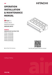 Hitachi PPIM-4.0UFA1NQ Operation Installation Maintenance Manual