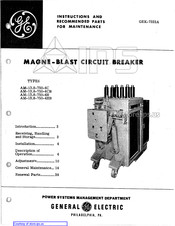 GE AM-13.8-750-4CB Instructions And Recommended Parts For Maintenance