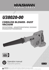 KRAUSMANN U38020-00 Operation Manual