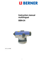 Berner 001668 Instruction Manual