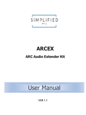 Simplified MFG ARCEX User Manual