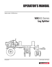 Wallenstein WX960 Operator's Manual