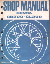 Honda CB200 Shop Manual