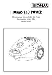 Thomas Eco Power Instructions For Use Manual