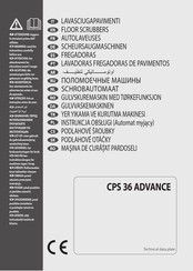 Comet Spa CPS 36 ADVANCE Instructions Manual