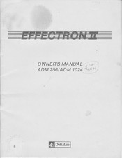 DeltaLab ADM 1024 Owner's Manual