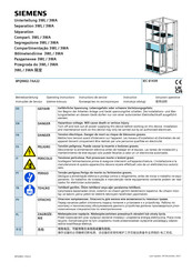Siemens 8PQ9802-7AA22 Operating Instructions Manual