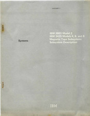 IBM 3420 Manual