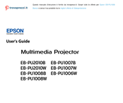 Epson EB-PU1008 User Manual