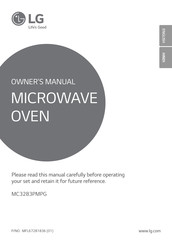 LG MC3283PMPG Owner's Manual