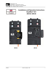 PAW HeatBloC K31 Installation And Operation Instruction Manual