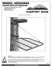 Primal Vantage Comfort Zone HEH00584 Instruction And Safety Manual