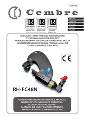 Cembre RH-FC48N Operation And Maintenance Manual