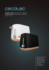 cecotec TRENDYTOAST 9000 WHITE WOODY Instruction Manual