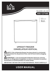 HOMCOM 800-127V80 User Manual