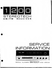 McIntosh 1200 Service Information