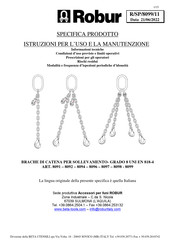Robur 8092 Operating And Maintenance Instructions Manual