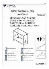 VIPACK AMORI AMHB9014 Assembly Instructions Manual