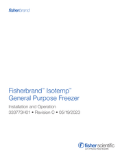 Fisherbrand Isotemp 333773H01 Installation And Operation Manual