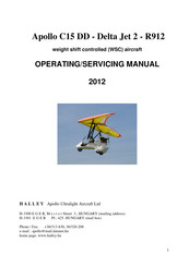 Apollo Delta Jet 2 Operating And Servicing Manual