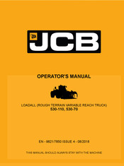 jcb 530-110 Operator's Manual