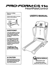 ICON PRO-FORM CS 11e HeartRateControl User Manual