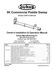 Sukup 5K Commercial Paddle Sweep Owner's Installation & Operations Manual