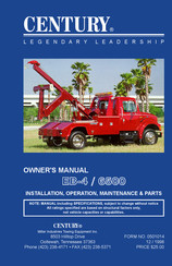 Century 6500 Owner's Manual