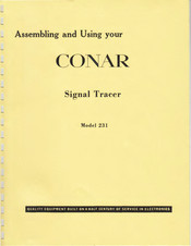 Conar 231 Assembling And Using