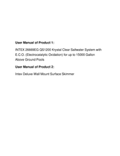 Intex 26669EG Owner's Manual