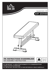 HOMCOM A91-233V00 Assembly Instruction Manual