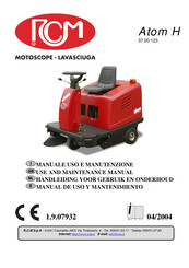 RSM Atom H Use And Maintenance Manual