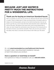 American Standard T061901.243 Manual